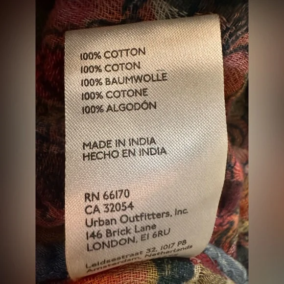 Pilcro Colorful Plaid Madras Cap Sleeve Shirt - Picture 9 of 9